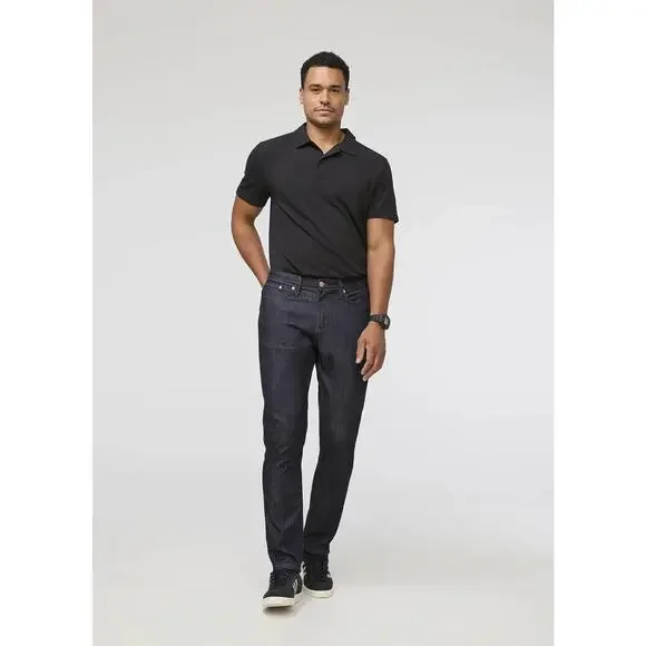 DU/ER L2X Relaxed Taper Jeans Men's Size 32 X 30 Dark Performance Stretch DUER - Picture 15 of 15
